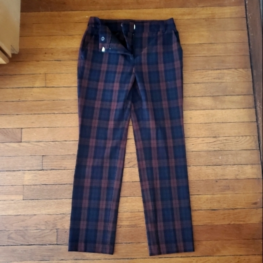 Philosophy Pants & Jumpsuits | Size 4 Plaid Pants. | Color: Blue/Red